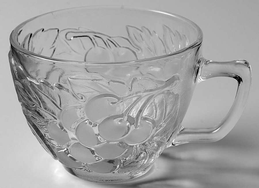 Vintage Frosted Flat Cup by Kig (Indonesia)-1