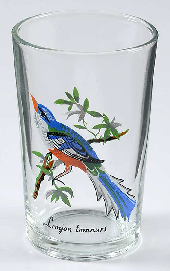 Exotic Bird 7 Oz Flat Tumbler by Kig (Indonesia)-1