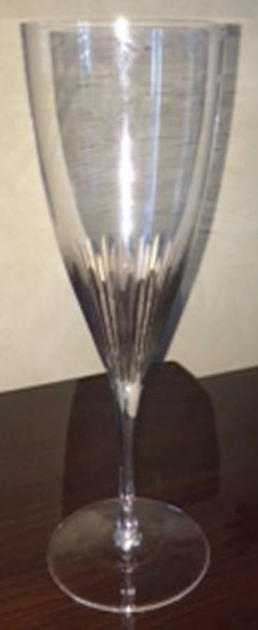 Linear Platinum Fluted Champagne by Kim Seybert Glass-1
