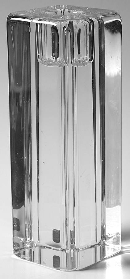 Ultima 6" Single Light Candlestick by Kosta-Boda-1