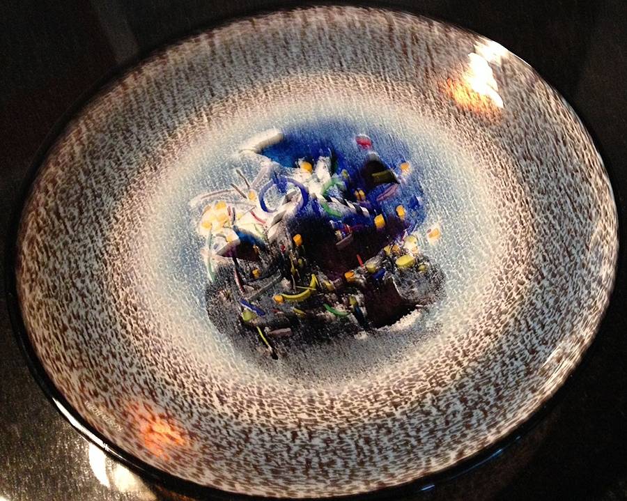 Meteor 14" Centerpiece by Kosta-Boda-1