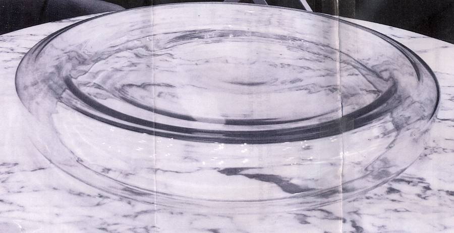 K6C1 Float Bowl by Knoll Crystal-1