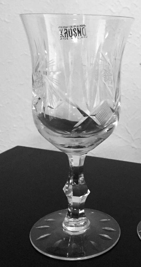 KRC24 Water Goblet by Krosno-1