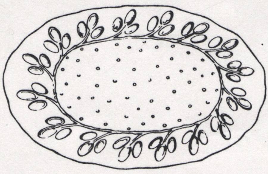 Boda Anna 15" Oval Platter by Kosta-Boda-1