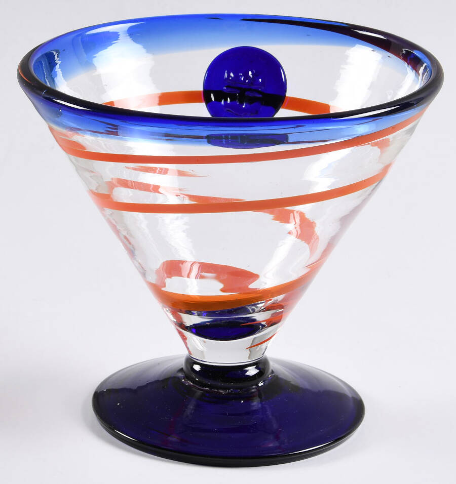 Royal Caribbean Martini Glass by Kosta-Boda-1
