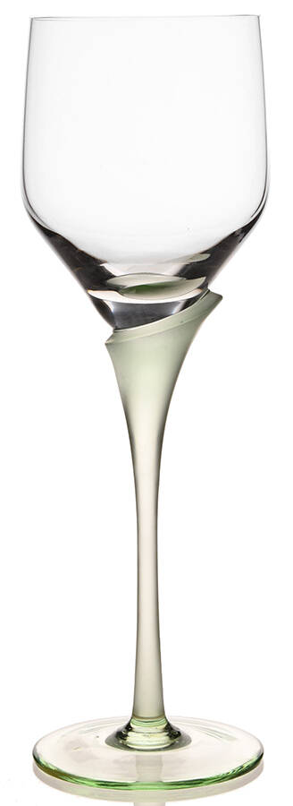 Impression Green Water Goblet by Klingenbrunn Crystal-1