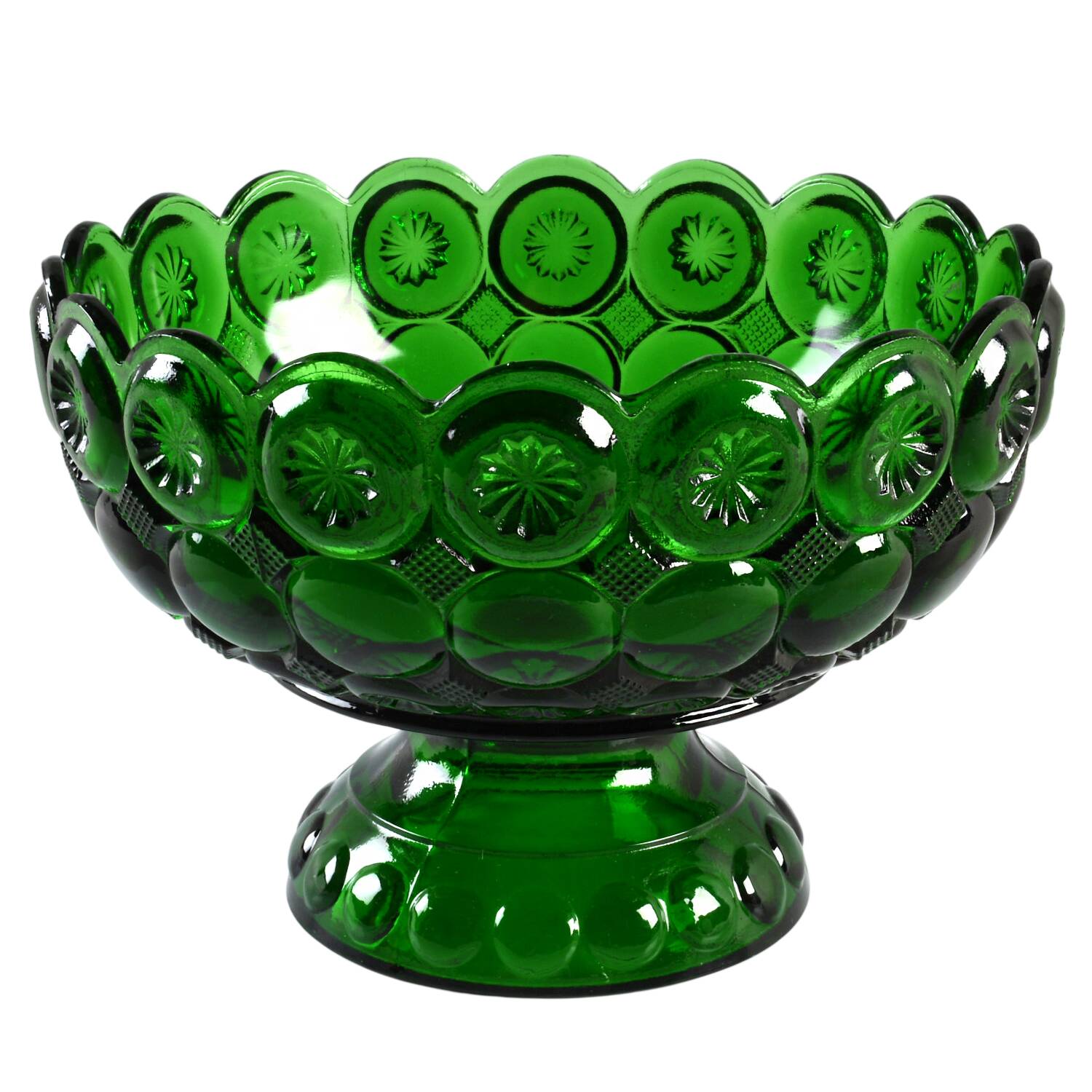 Moon & Star Variant-Green Footed Compote by Kemple-1
