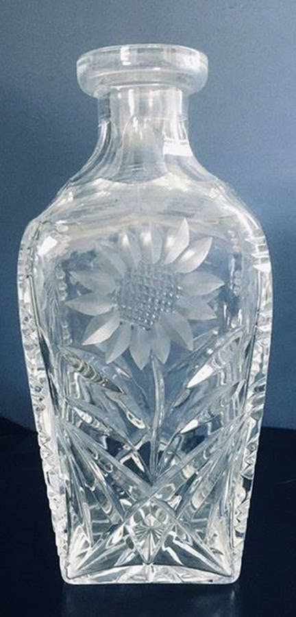 Margaret Square Decanter No Stopper by Lausitzer-1