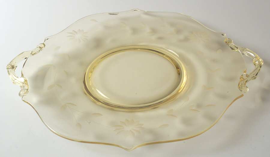 Jubilee Yellow Sandwich Plate by Lancaster-1
