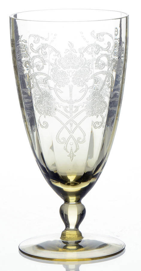 Patrick Yellow 8 Oz Footed Tumbler by Lancaster-1