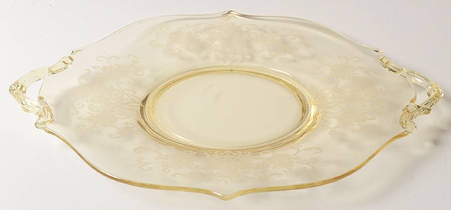 Patrick Yellow 11" Sandwich Plate by Lancaster-1