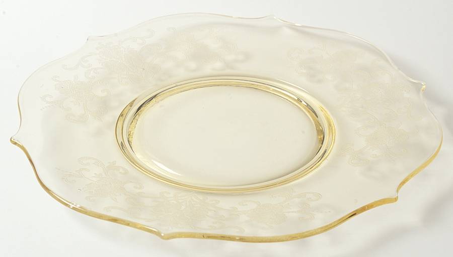 Patrick Yellow Luncheon Plate by Lancaster-1