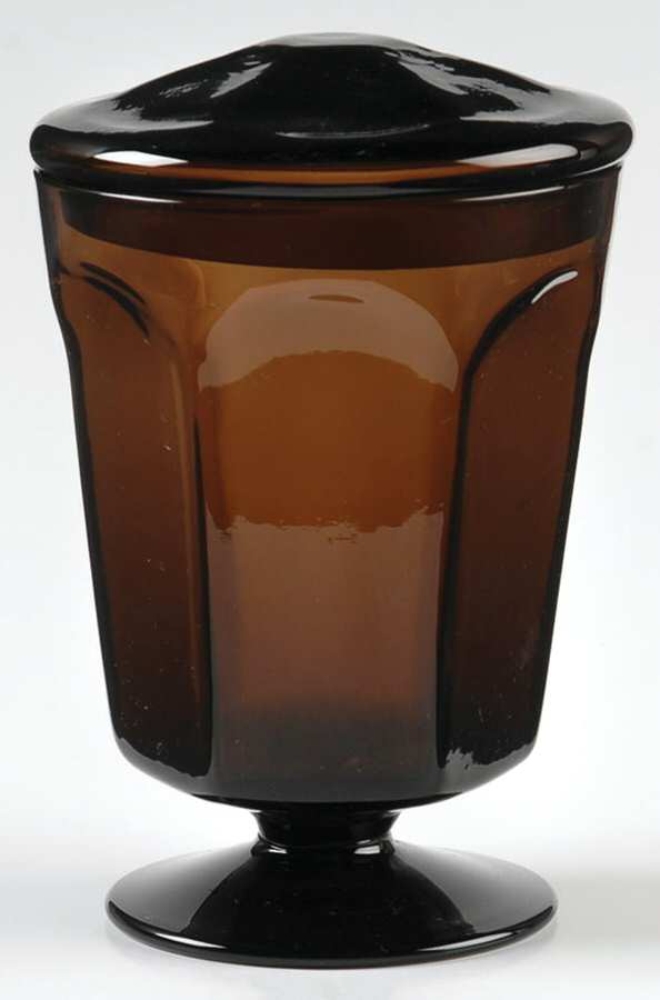 Antique Brown Sugar Bowl & Lid by Lenox-1