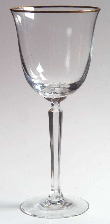 Classic Federal Gold Water Goblet by Lenox-1