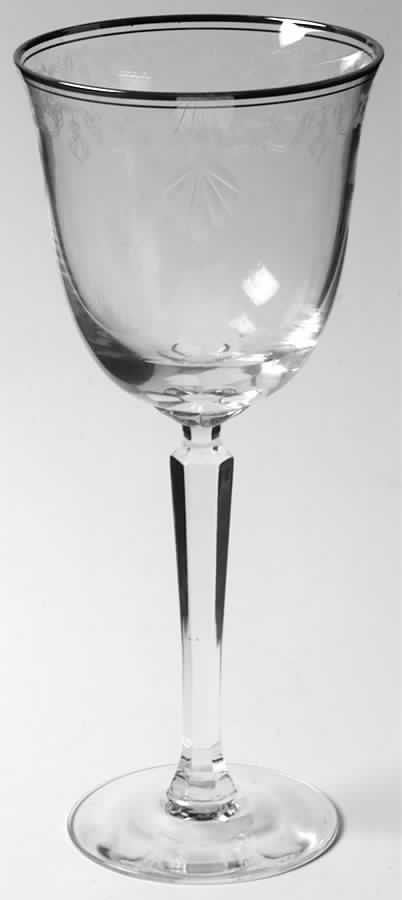 Classic Shell (Platinum Trim) Water Goblet by Lenox-1