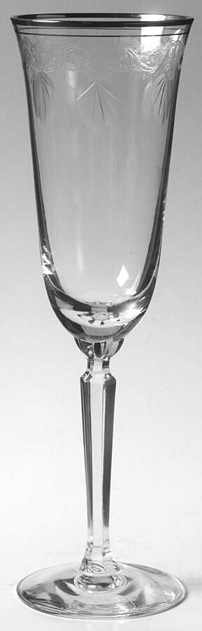 Classic Shell (Platinum Trim) Fluted Champagne by Lenox-1