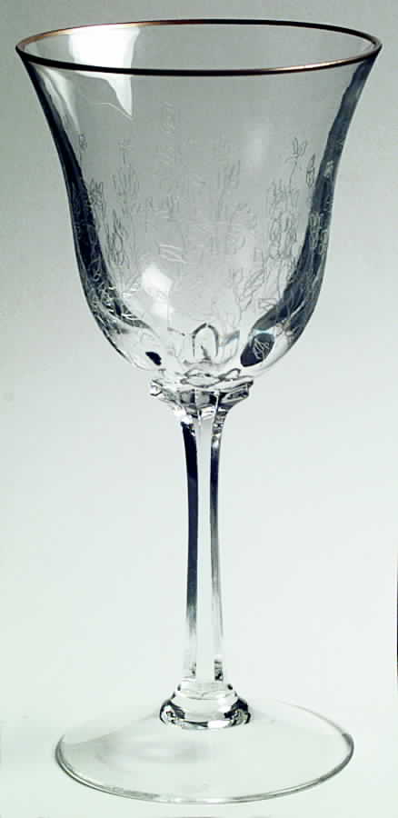 Fontaine (Gold Trim) Water Goblet by Lenox-1