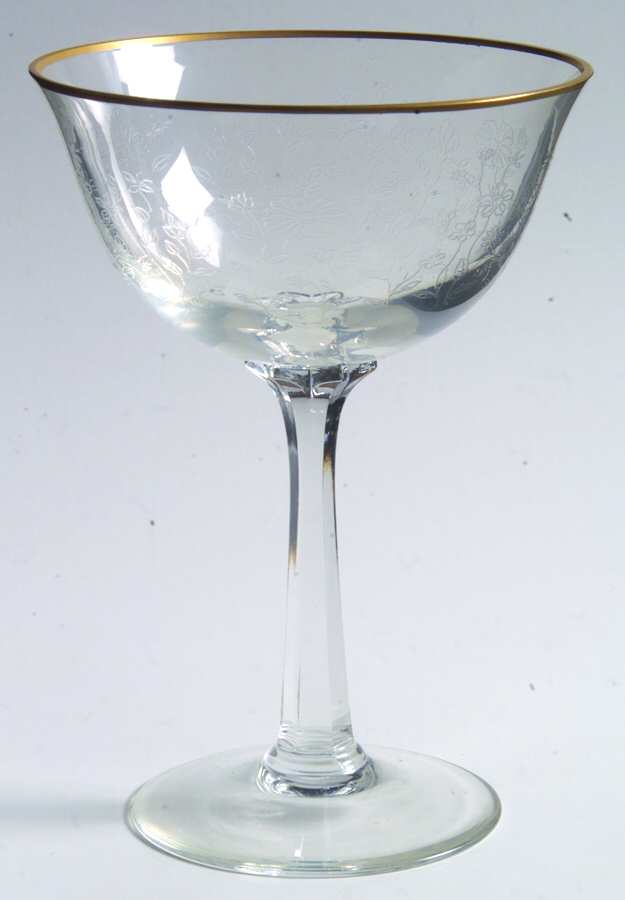 Fontaine (Gold Trim) Champagne/Tall Sherbet by Lenox-1