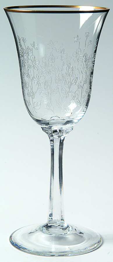Fontaine (Gold Trim) Wine Glass by Lenox-1