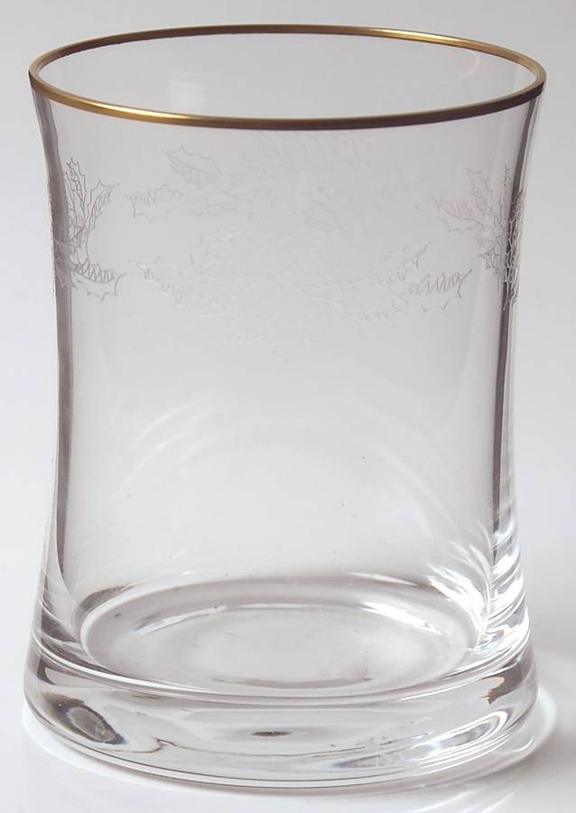 Holiday (Older, Gold Trim) Double Old Fashioned by Lenox-1