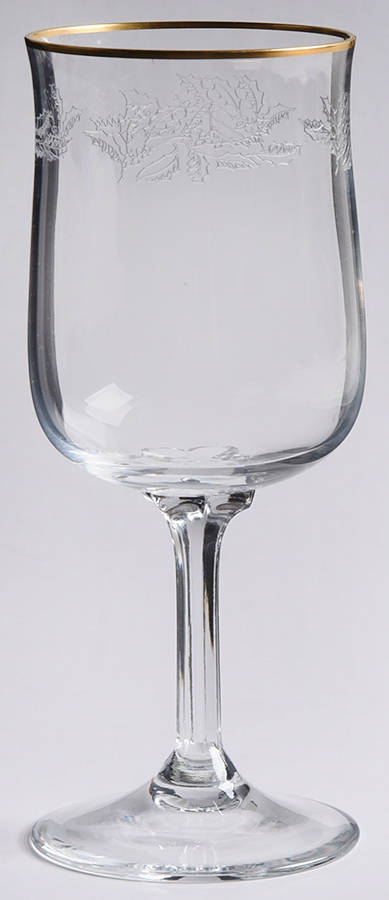 Holiday (Older, Gold Trim) Wine Glass by Lenox-1