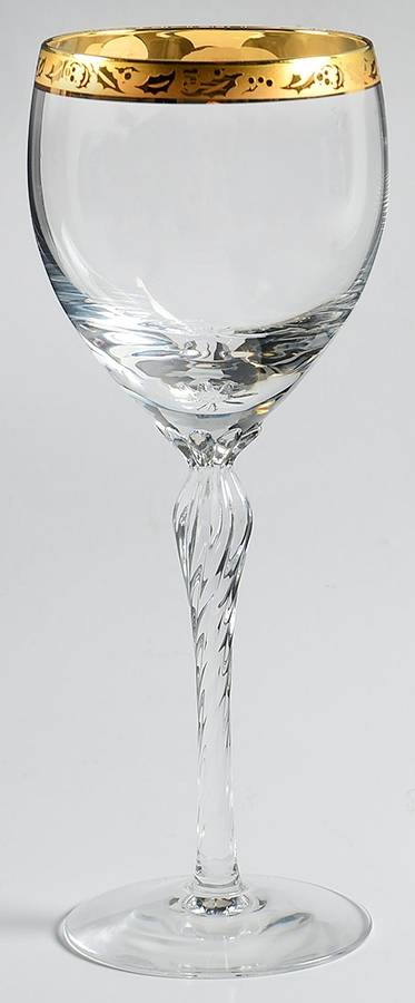 Holiday (Newer, Gold Trim) Wine Glass by Lenox-1