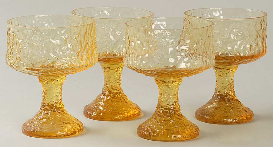 Impromptu Yellow Champagne Tall Sherbet - Set of 4 by Lenox-1
