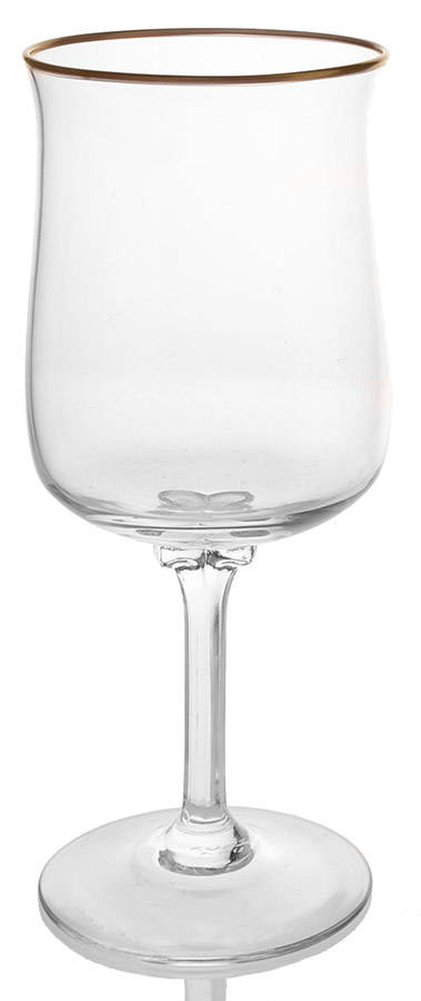 Intrigue (Gold Trim) Wine Glass by Lenox-1