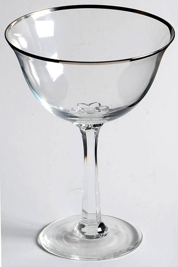 Maywood (Platinum Trim) Champagne/Tall Sherbet by Lenox-1