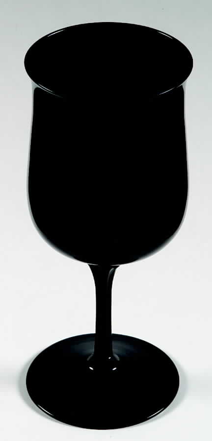 Midnight Mood Black Water Goblet by Lenox-1