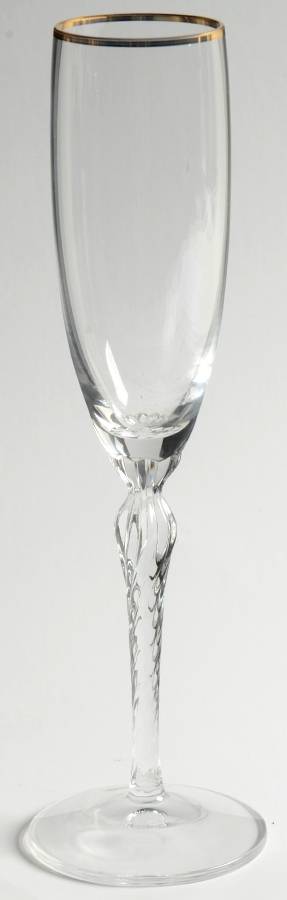 Monroe (Gold Trim) Fluted Champagne by Lenox-1