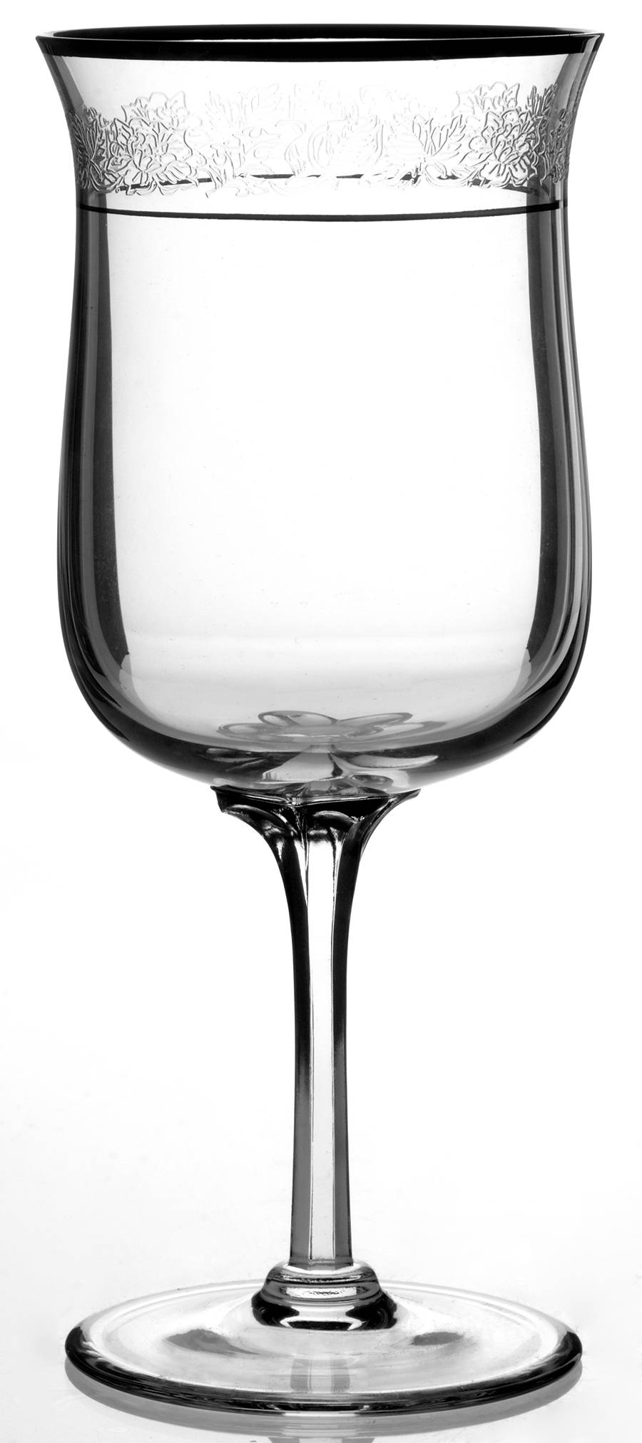 Moonspun (Platinum Trim) Water Goblet by Lenox-1