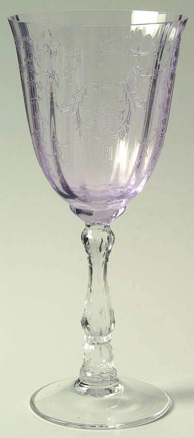 Navarre Pink Water Goblet by Lenox-1