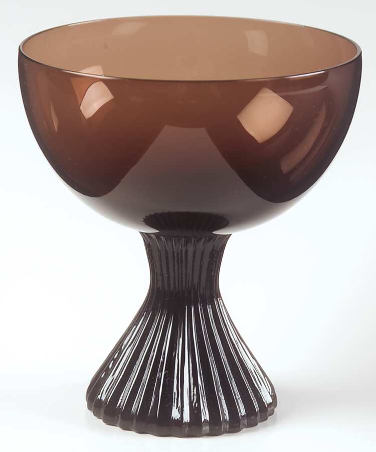 Nutmeg (Brown) Champagne/Tall Sherbet by Lenox-1