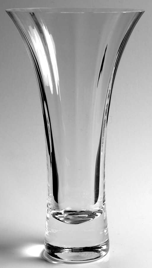 Optika Clear 9" Bouquet Vase by Lenox-1