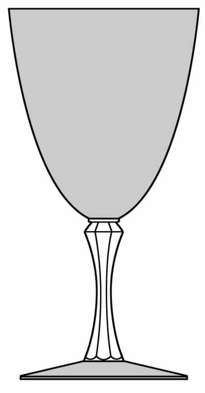 Sapphire Smoke Bowl Water Goblet by Lenox-1