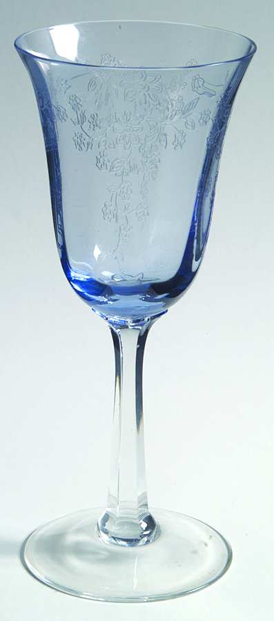 Sky Blossoms Blue Bowl Wine Glass by Lenox-1