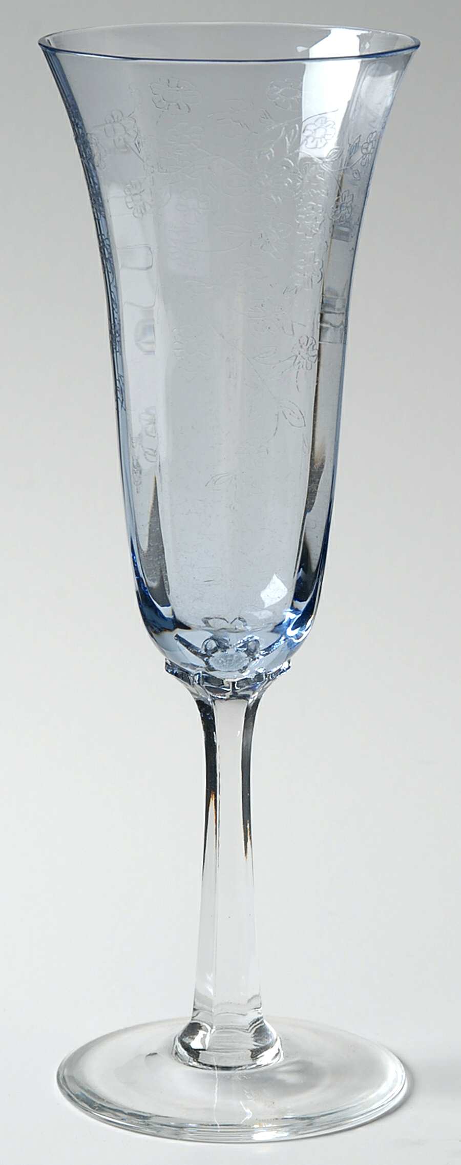 Sky Blossoms Blue Bowl Fluted Champagne by Lenox-1