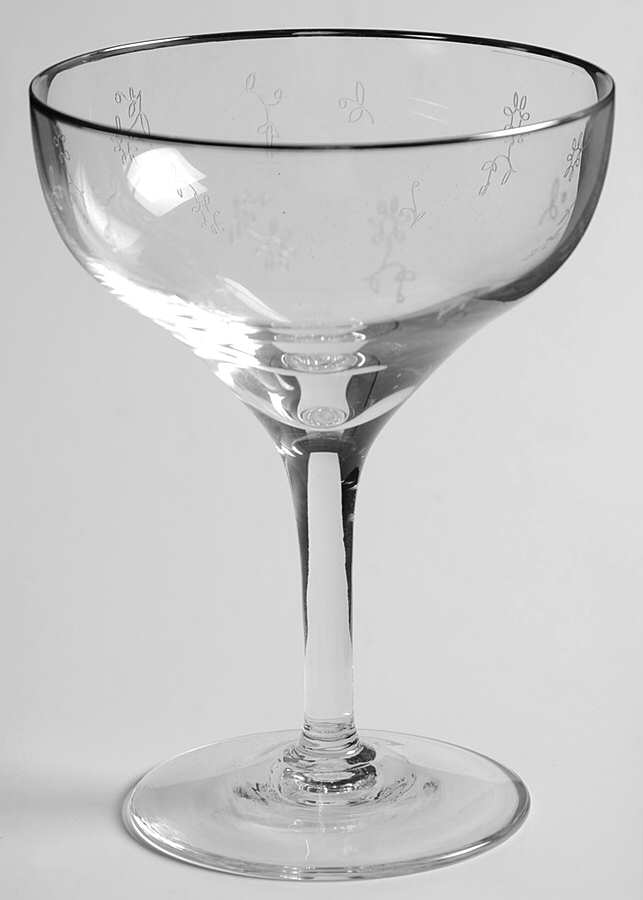 Springdale (Platinum Trim) Champagne/Tall Sherbet by Lenox-1