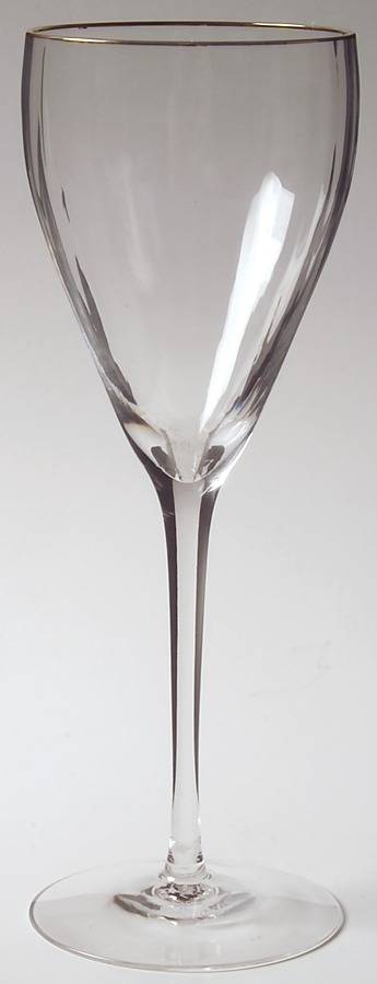 Statuesque Optic (Gold) Wine Glass by Lenox-1