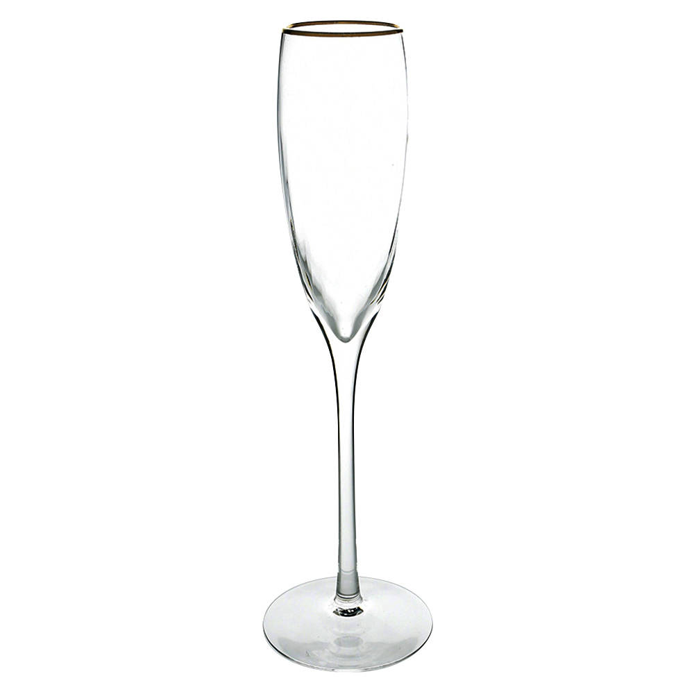 Statuesque Optic (Gold) Fluted Champagne by Lenox-1