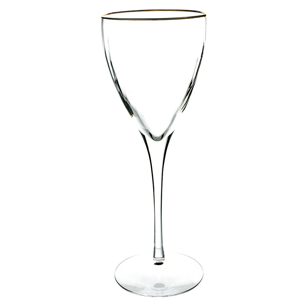 Statuesque Optic (Gold) Water Goblet by Lenox-1