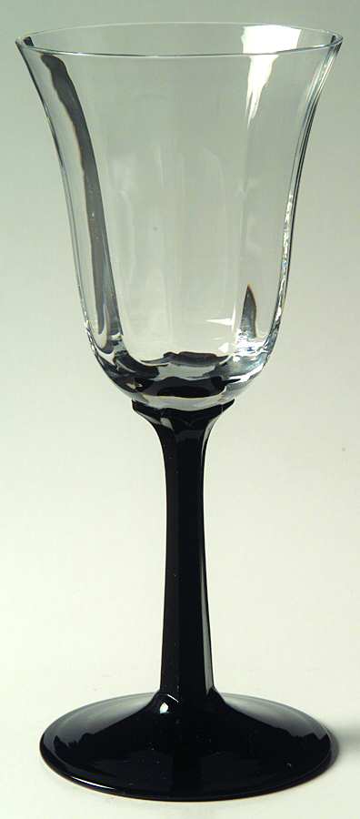 Sutton Place (Black Stem) Wine Glass by Lenox-1