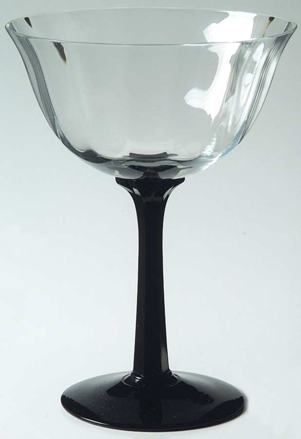Sutton Place (Black Stem) Champagne/Tall Sherbet by Lenox-1
