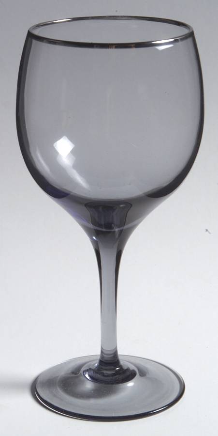 Twilight Shadow Smoke (Platinum Trim) Wine Glass by Lenox-1