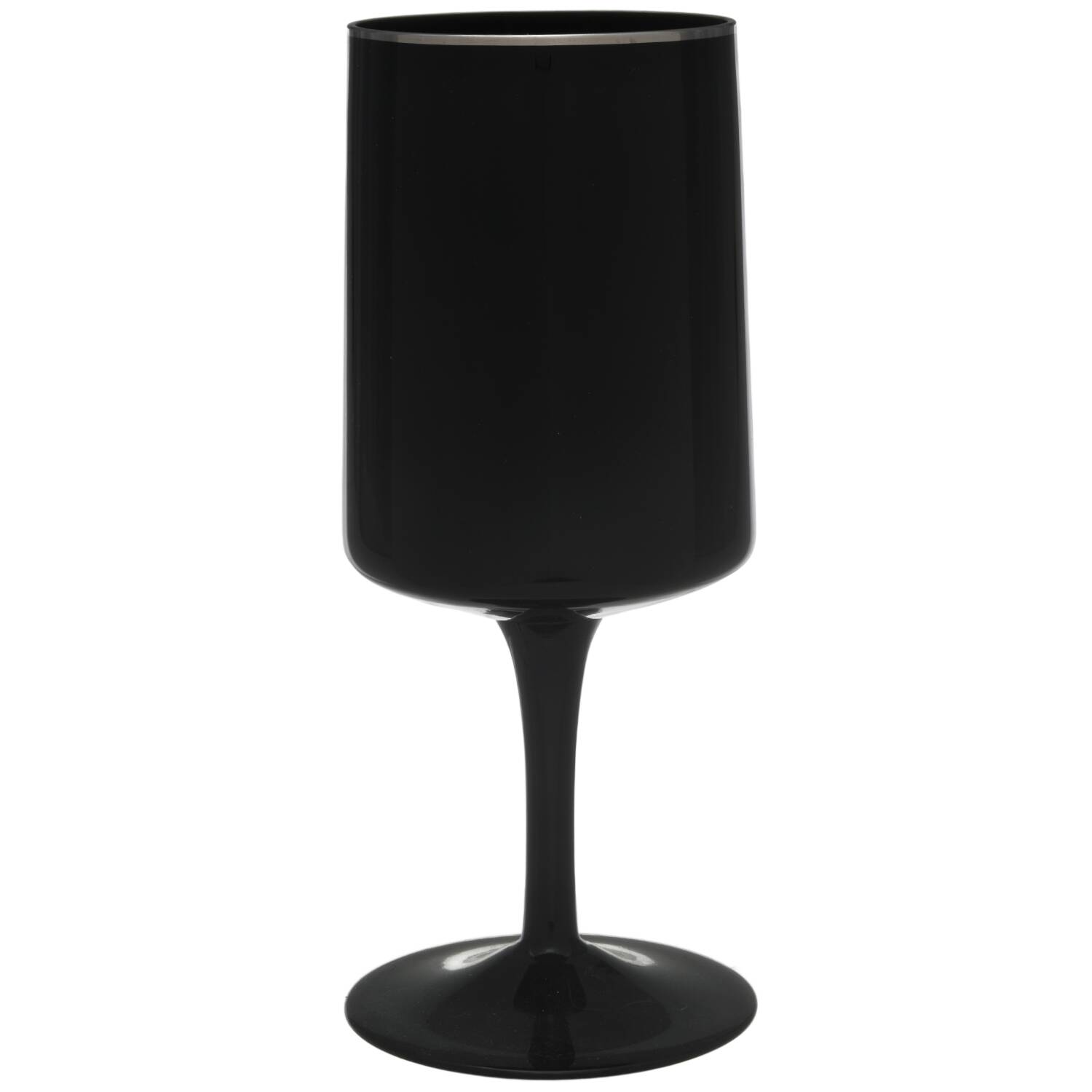 Venture Black (Platinum Trim) Water Goblet by Lenox-1