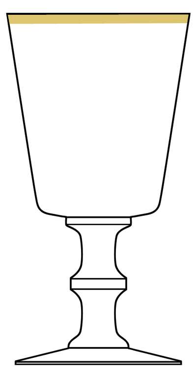 Viceroy (Gold Trim) Water Goblet by Lenox-1