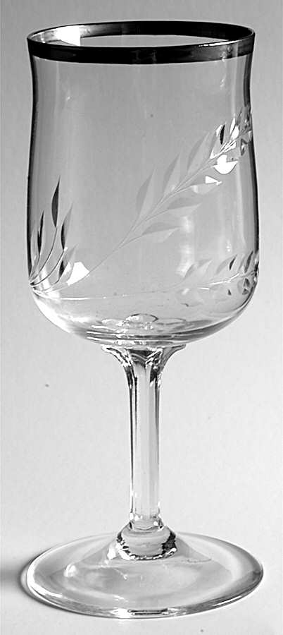 Wheat (Platinum) Wine Glass by Lenox-1