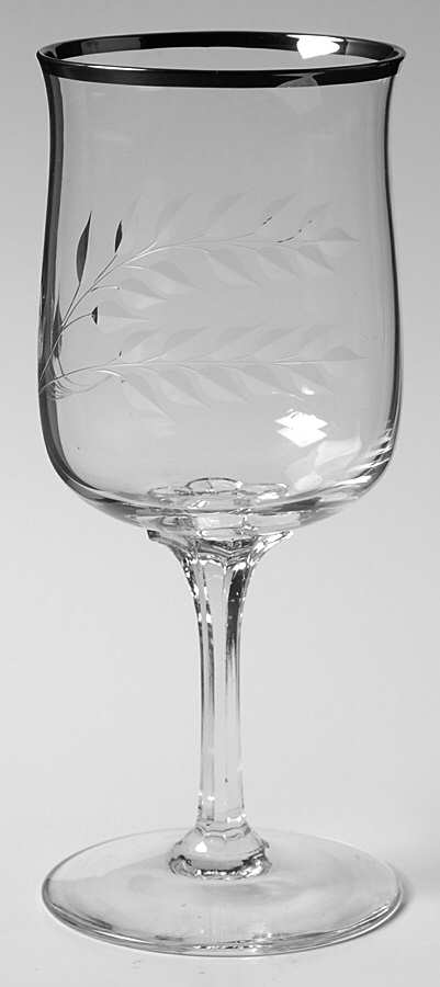 Wheat (Platinum) Water Goblet by Lenox-1