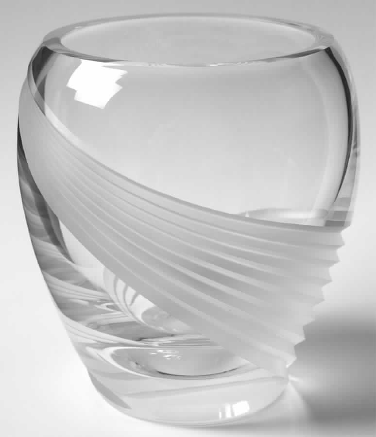 Windswept Clear 5" Flower Vase by Lenox-1
